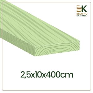 Kantówka impregnowana 2,5x10x400 [cm]